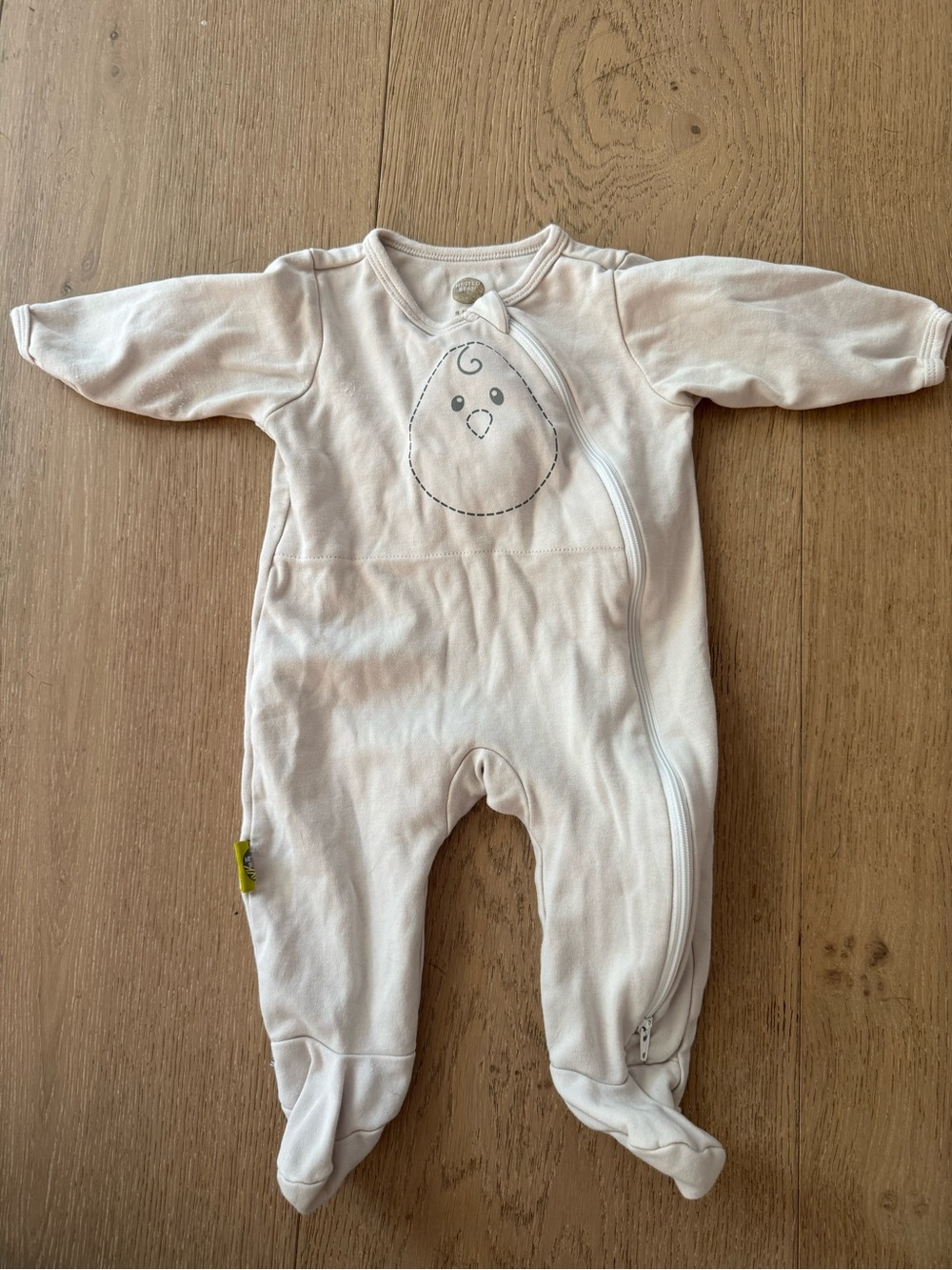Nested Bean Neutral Cream Baby Sleep Sack Sz S (3-6M)